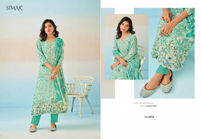 Hiya By Glossy Viscose Muslin Printed Dress Material Wholesale Price In Surat